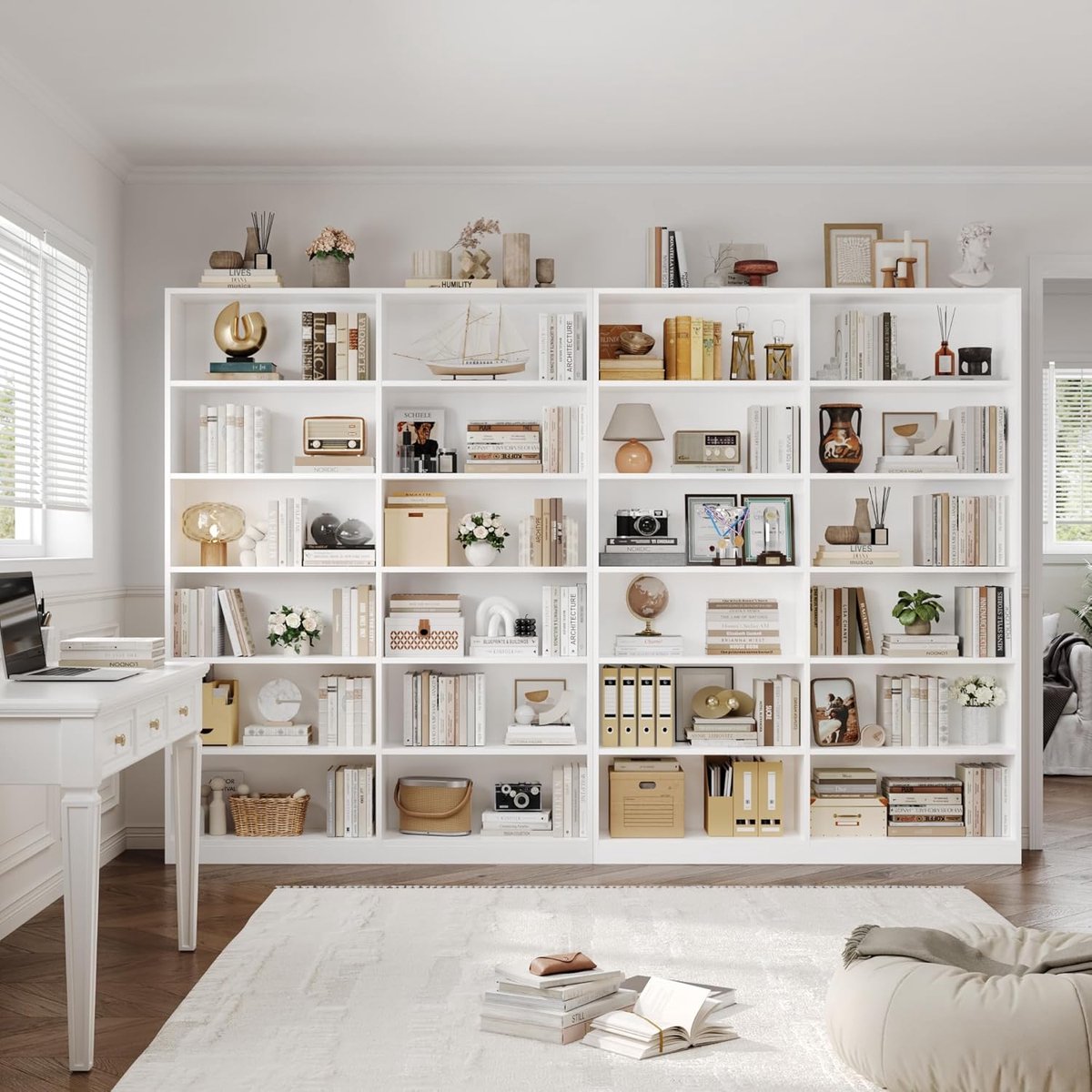 Kast - 7x120x30 cm - Wit - Novihome