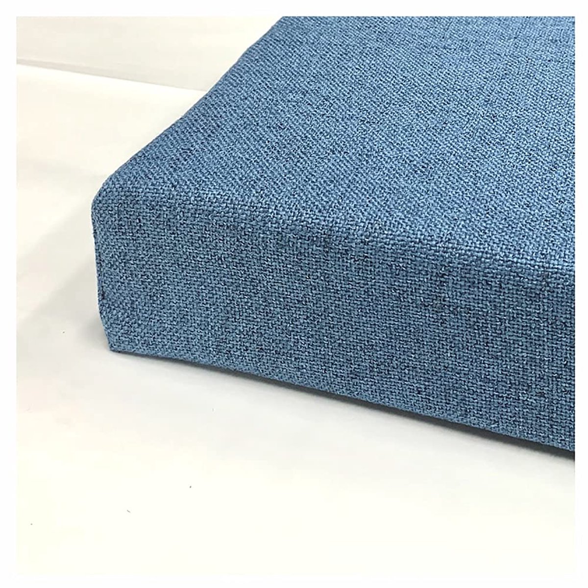 Bankkussen, buiten/binnenbank/schommel/settee kussen voor terrasmeubilair, voor terrasmeubilair keuken of eetbank binnen & buiten, 8 cm dik, meerdere kleuren - blauw 80x40x8cm (31x16