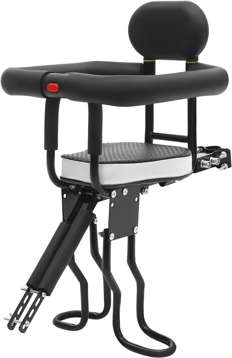 Kinderfietszitje - Baby stoel - Veilig Fietsen - Verstelbaar Ontwerp - Tot 80kg - Zwart