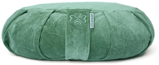 Love Generation - Meditatiekussen - Halve Maan - Sea Green van Love Generation — afbeelding 2