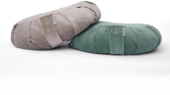 Love Generation - Meditatiekussen - Halve Maan - Sea Green van Love Generation — afbeelding 3