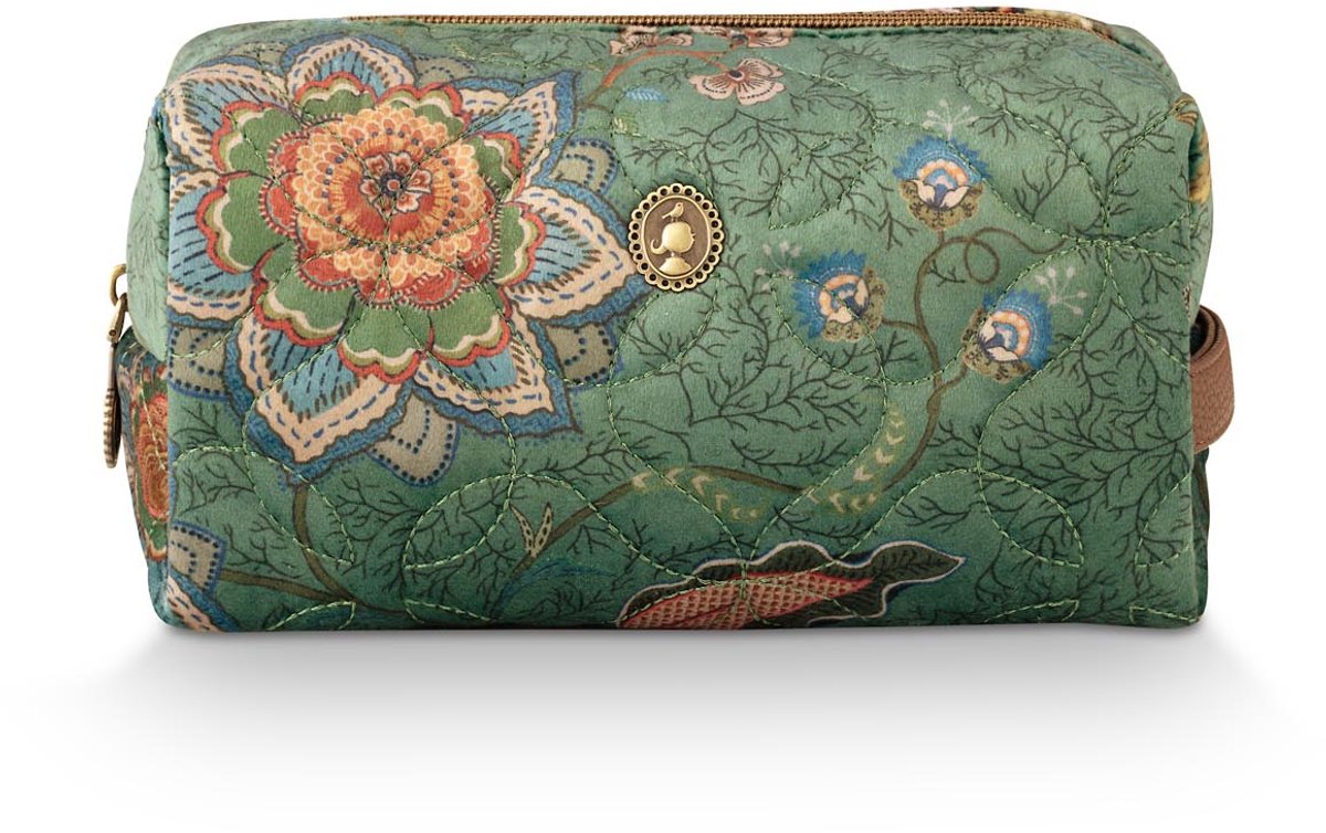 Pip Studio - Toilettas - Coco Medium Mumbai Morning - Groen - 21,5x10x10,5cm