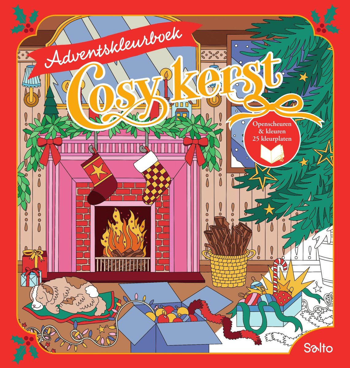 Cosy Kerst Adventskleurboek