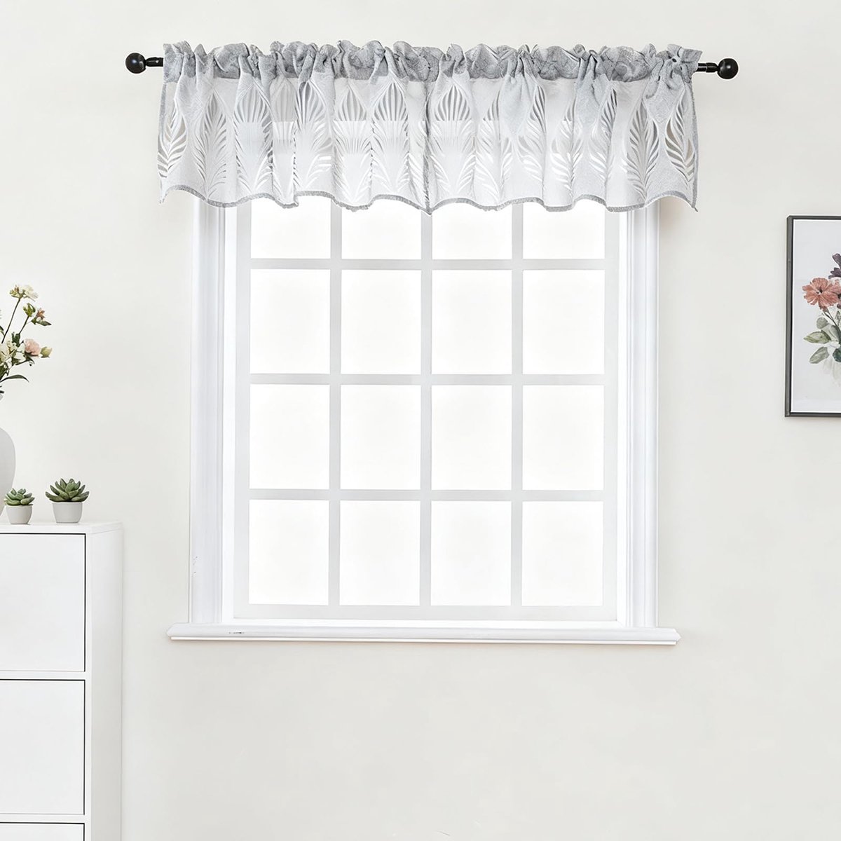 gordijnen kort gordijn grijs gordijn kort halftransparant vitrage 60 cm hoog