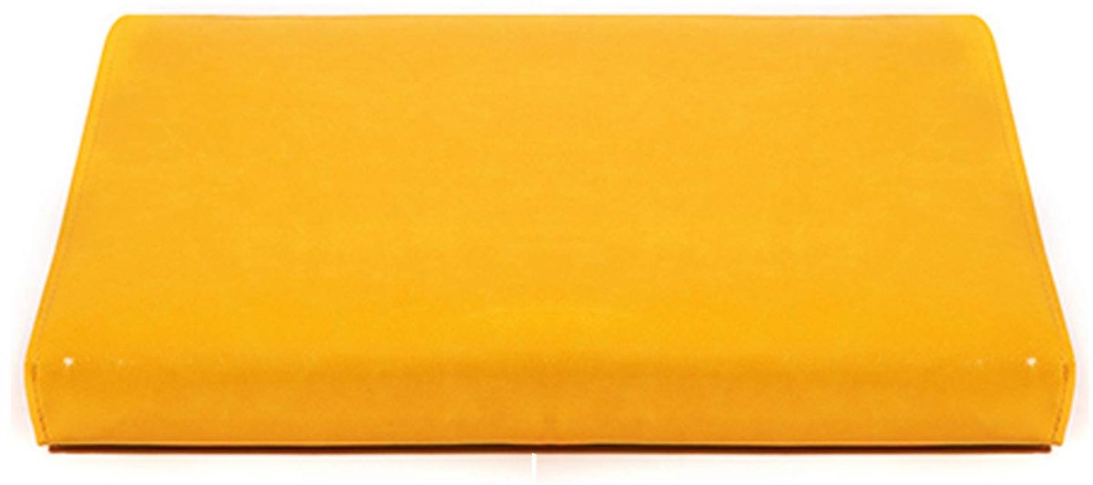 wangk PU Bank Kussen Tuin Bank Kussens, 2 of 3 zits Bench Mat Pad Patio Bench Pad ligstoel kussen Vervanging Matras Pad Comfortabel kussen-Geel 60 × 30 × 5 cm (23 × 12 × 2in)