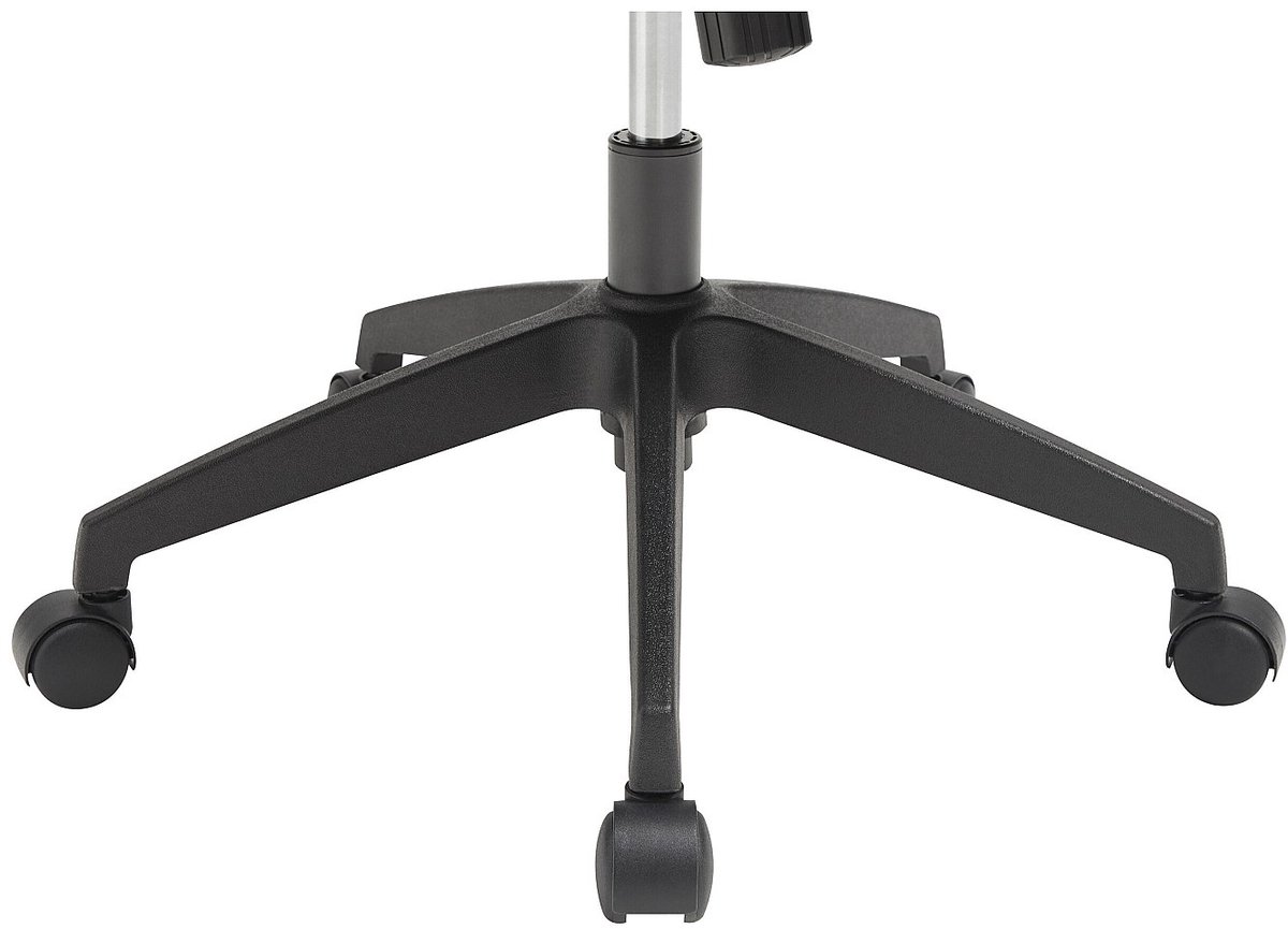 Vente-unique Ergonomische bureaustoel met hoofdsteun - Stof - Zwart - ZYLIRO