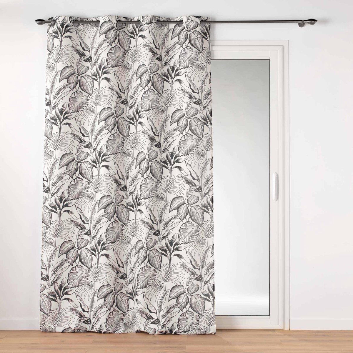 douceur d'intérieur, Gordijn met oogjes (140 x 260 cm) Cabana natuur, bedrukt polyester
