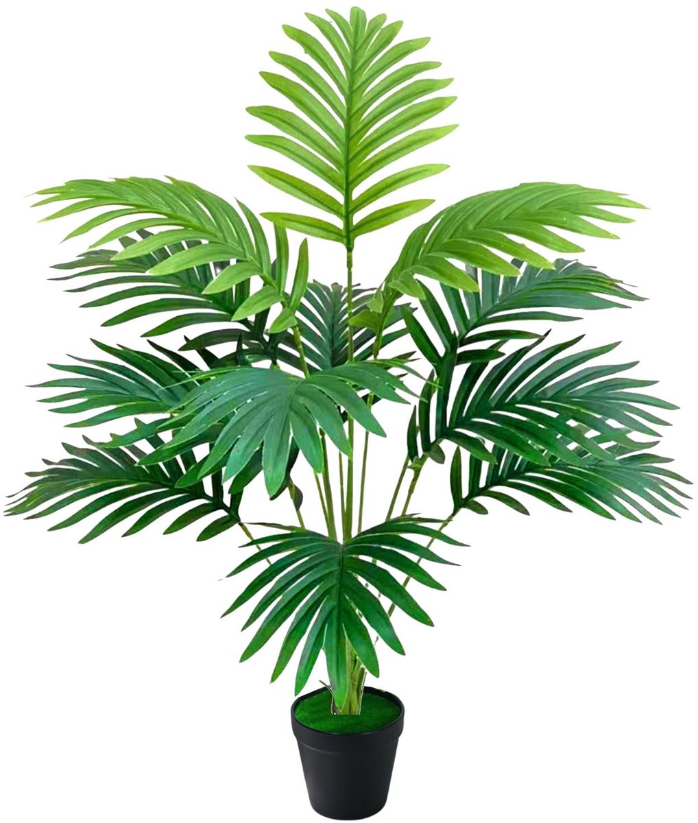 Kunstboom, 67 cm hoog, 12 takken, tropische esthetische decoratie, outdoor, woonkamer, slaapkamer, badkamer, buiten, kantoor, tuin, bruiloft, feestdecoratie