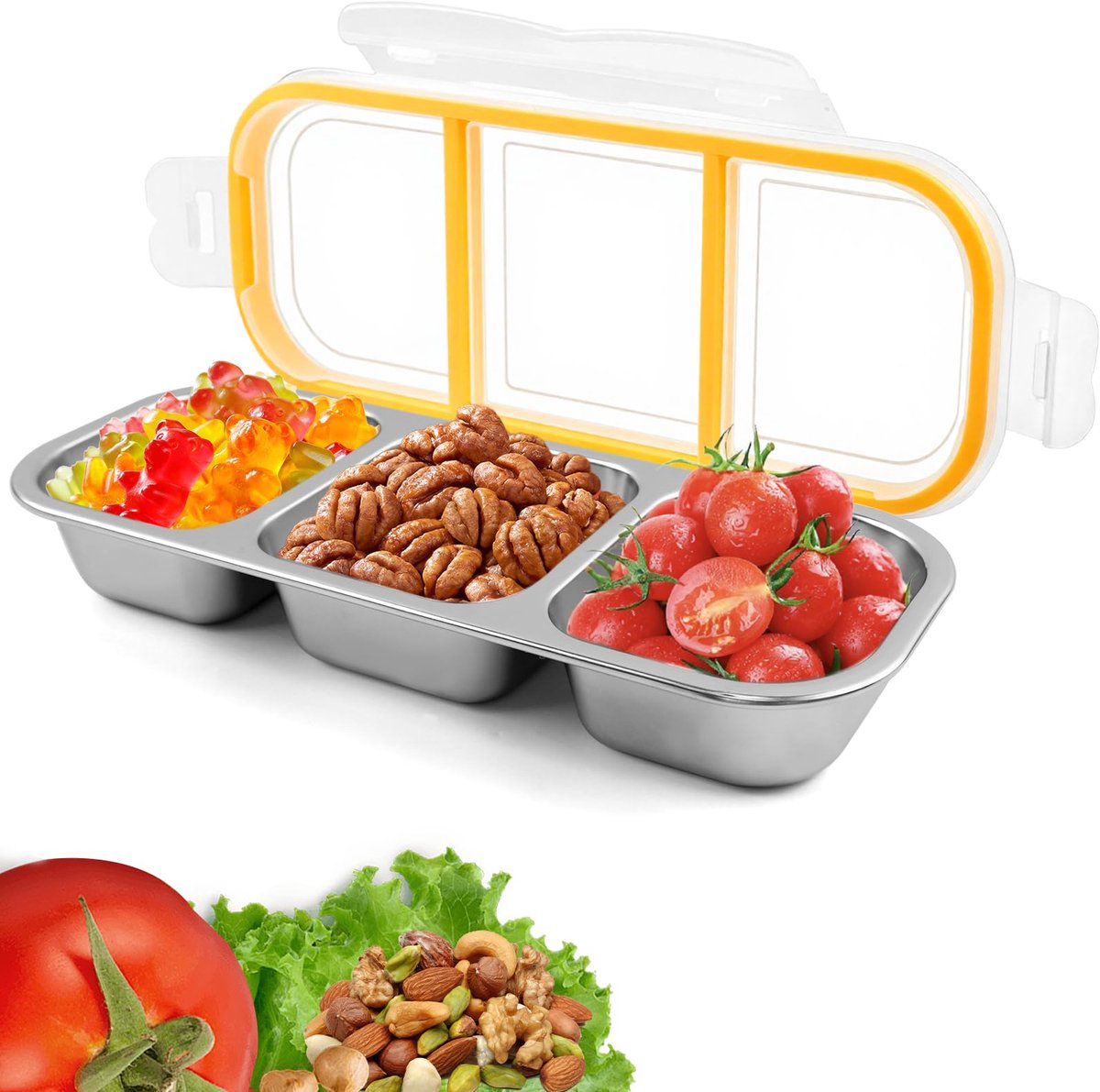 Snackbox met vakken