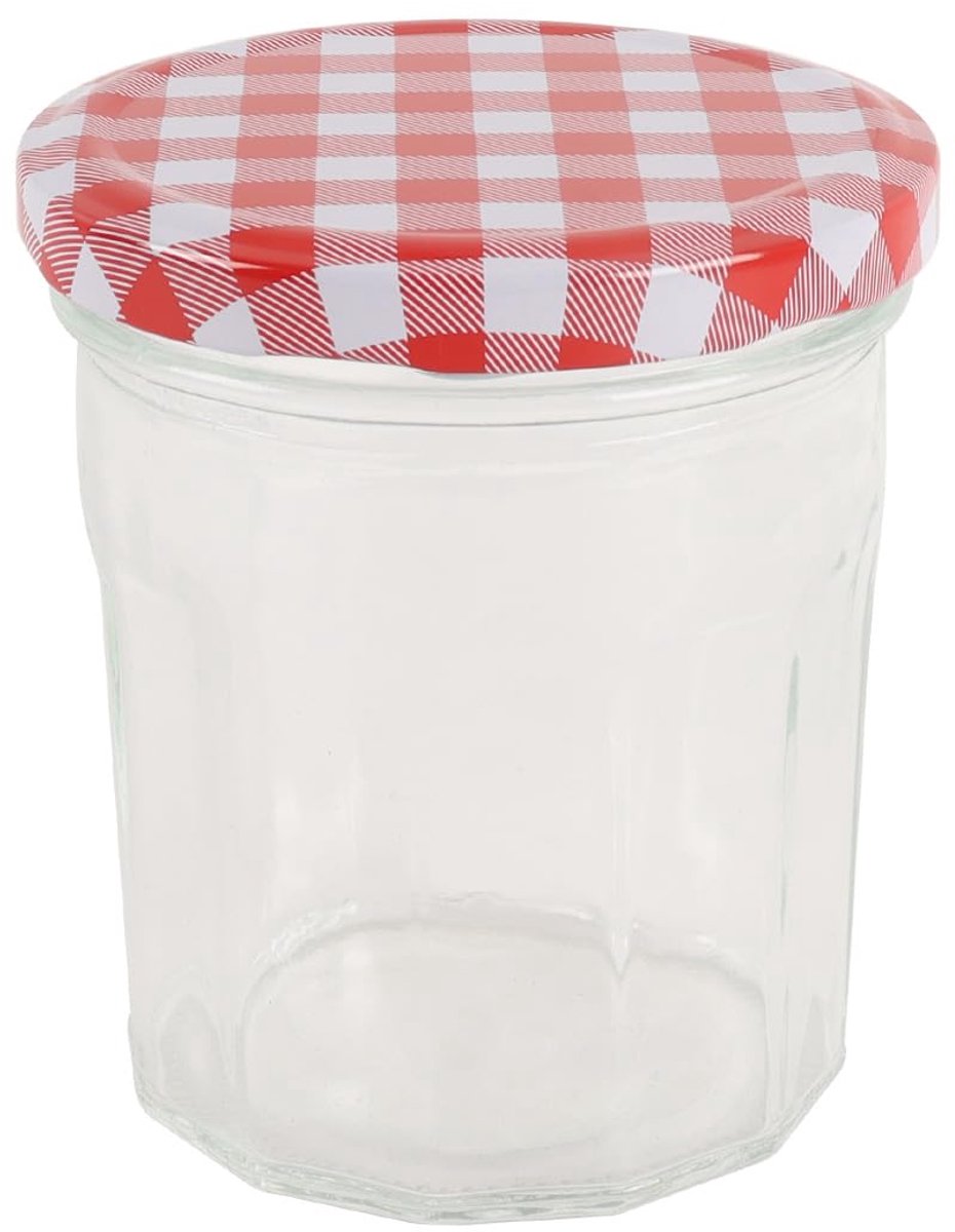Glazen voorraadpotten - multifunctionele potten voor knutselen en decoreren, 250ml