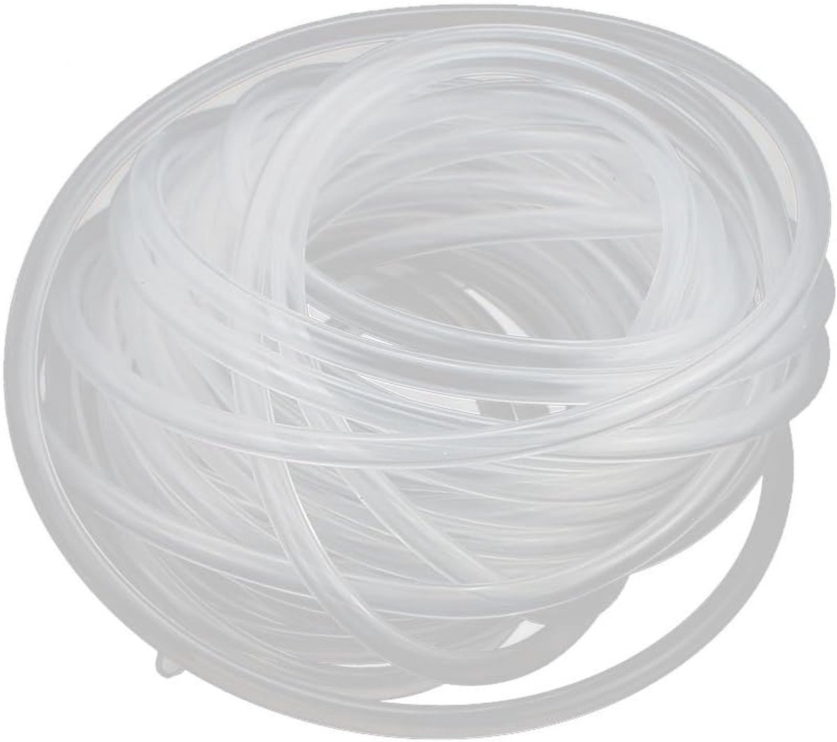 sourcing map 2 mm x 3 mm hoge temperatuurbestendige flexibele transparante siliconen slang slang 5 m lengte