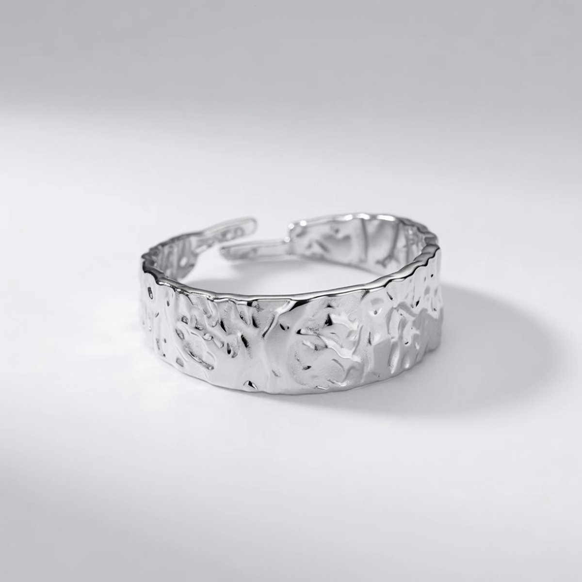 Zilverkleurige No-Fade Waterproof Vintage Patroon Ring - 316L RVS