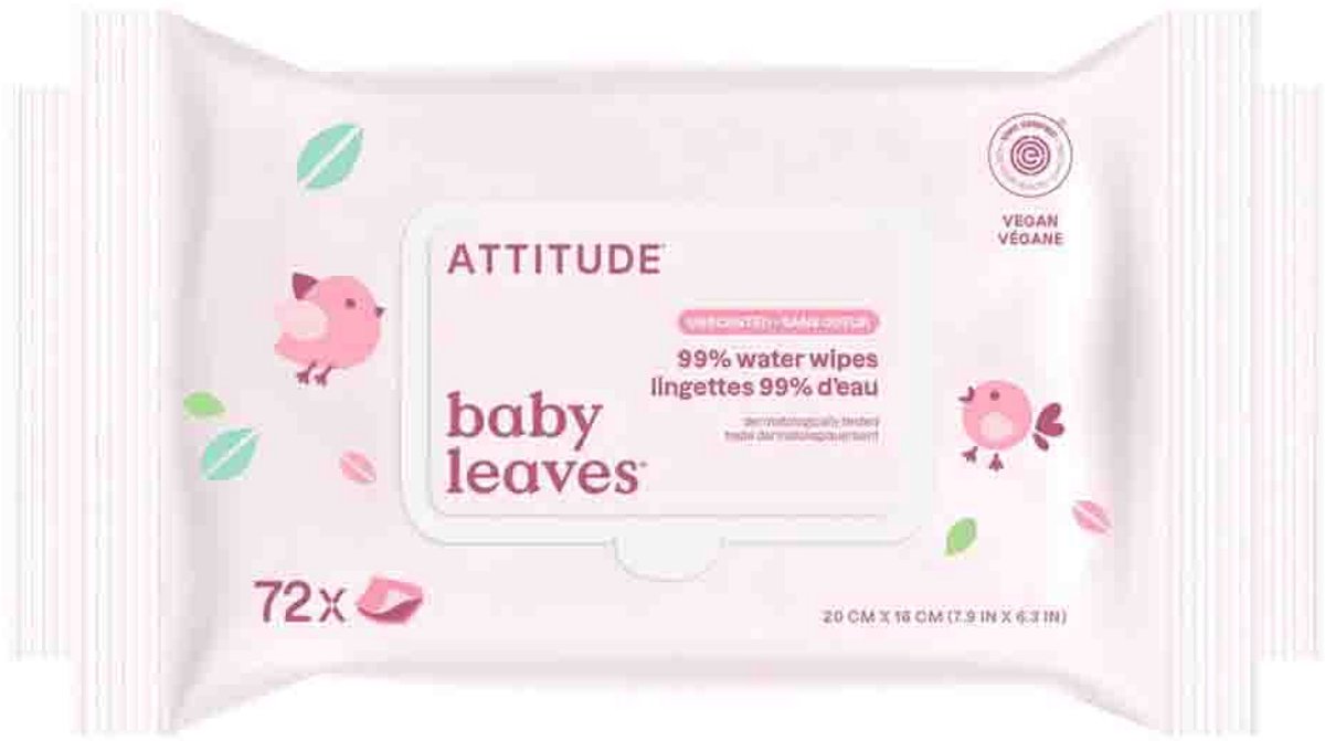 Attitude Baby Leaves billendoekjes | 216 stuks