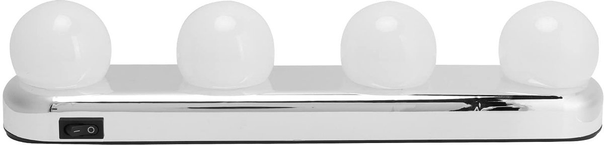 Dailygoods - Make-upset met 4 LED-lampen - Dimbare verlichting - Geschikt voor kaptafel - Slaapkamer verlichting - Eenvoudige installatie - Modern design