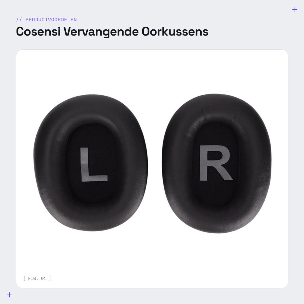 Dailygoods- Oorkussens Zacht Eiwitleer - Vervangende Oorkussens - Duurzaam - Voor H12 BT 5.0 Hoofdtelefoons - Comfortabel - Eenvoudig te Installeren - Hoofdtelefoon Oorkussens