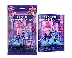 Dailygoods- Album Starterspakket - KPOP Demon Hunters - 2 Enveloppen - Gratis Poster - Officiële Stickers - 196 Kaarten - Stickeralbum