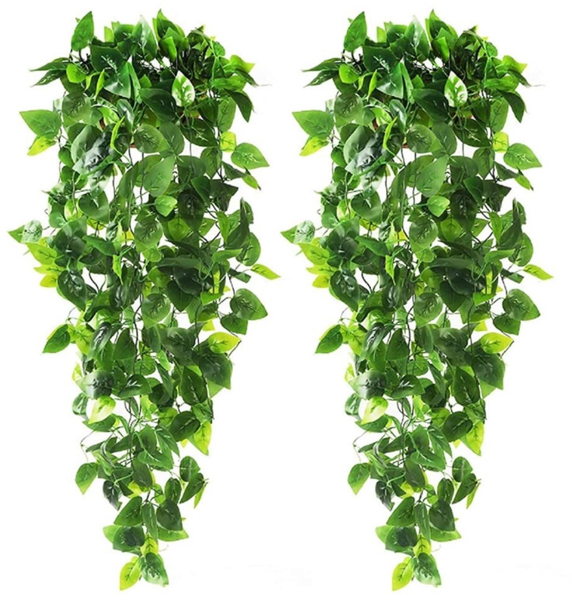 Dailygoods- Hangplant Kunstmatig - Nep Ivy Bladeren - Indoor Hangplant - Bruiloftsslinger - Muurdecoratie - 107 cm Lengte - Nepplant