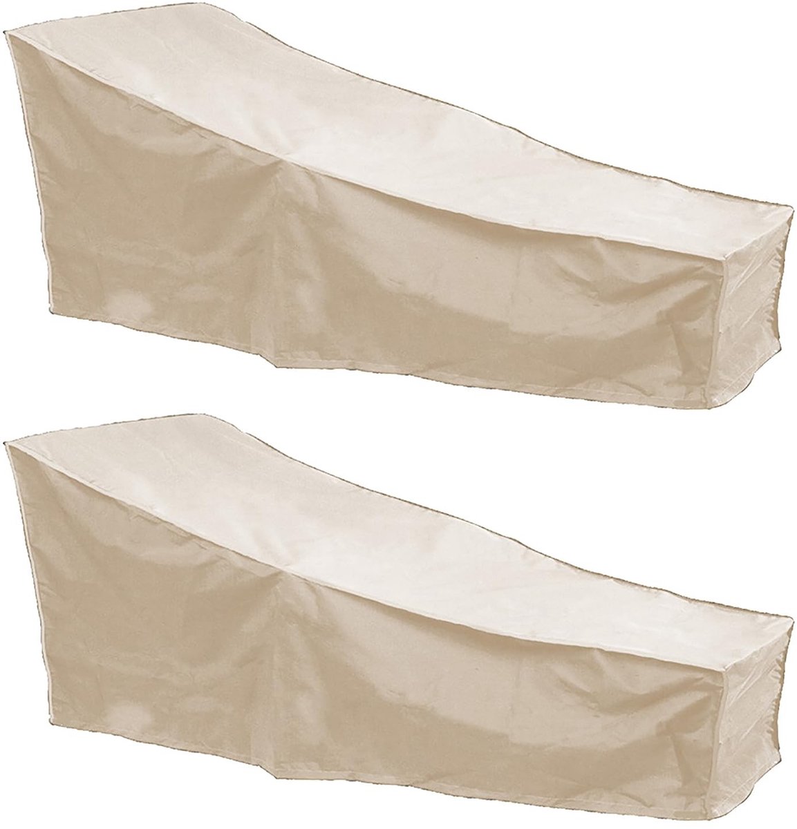 Dailygoods- Loungestoelhoes Waterdicht - Meubelhoes voor Buiten - Weerbestendig - Zwaar Belastbaar - 208 x 76 x 41 cm - Inclusief Opbergtas