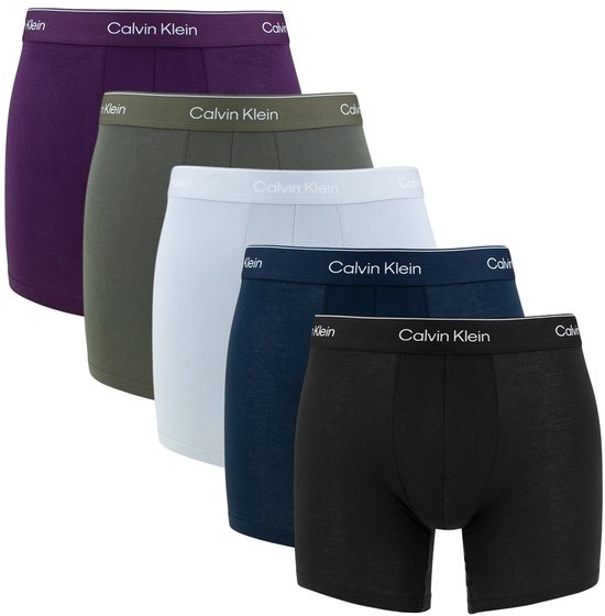 Calvin Klein heren icon 5P long boxers basic multi II