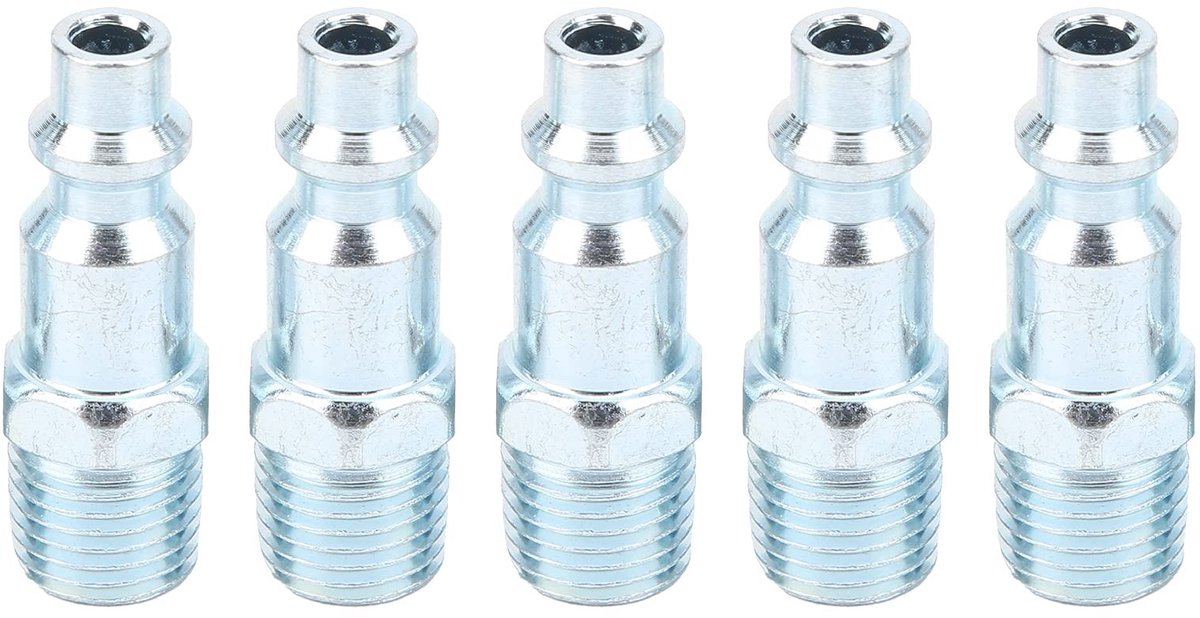 Dailygoods - Pneumatische Tool Plug Kit - Luchtcompressor Koppeling - Stabiele structuur - 1/4 Draad - Goede afdichting - Geschikt voor standaard...