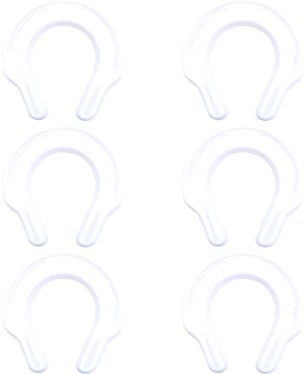 Dailygoods- Deurstoppers 6 Pack - Deurstopper - Voorkomt Vingerbeknelling - Schokbestendig - Flexibel - Geschikt voor Deurdiktes 2.5-5 cm - Deurbuffer