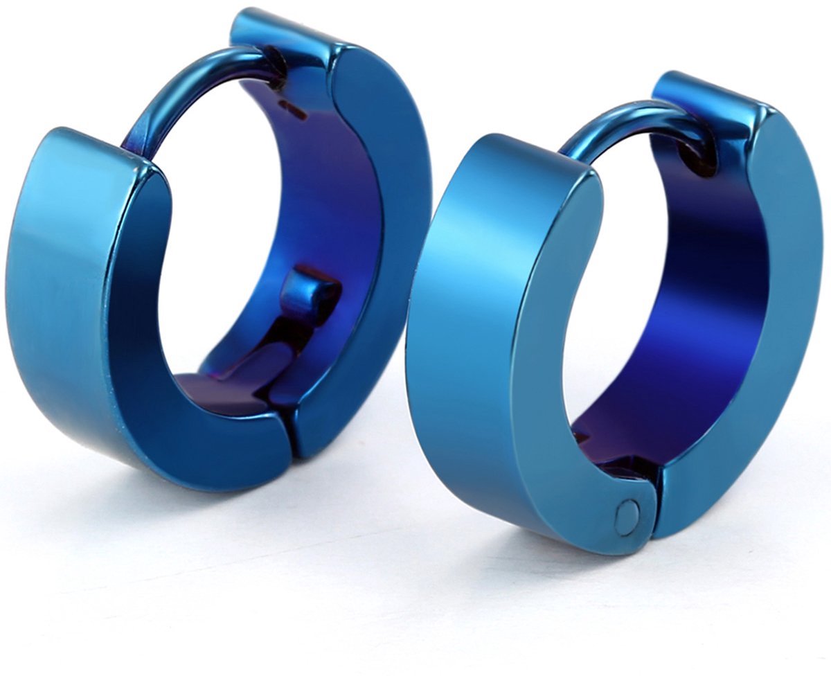 JewelryWe heren blauw zonder steen