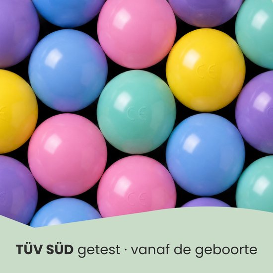 Vanaf dag Één: 100 Ballen voor Ballenbak - 5,5cm Plastic Baby Speelballen Kinder Speelgoed Ballen — afbeelding 4