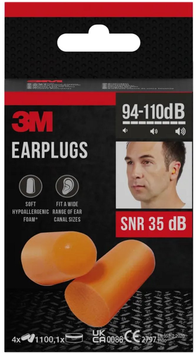 3M Oordoppen (4 paar) in doosje