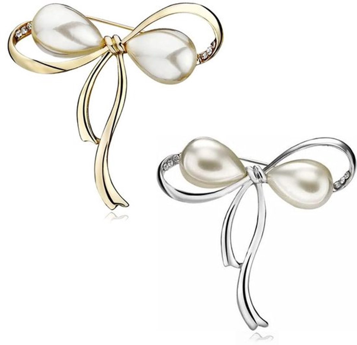 Onf3 - Kunstparels Broche - Strik Sieraden Pin - Elegante Decoratie