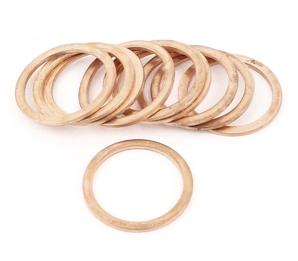 10 Stks 24mmx30mmx1.5mm Koper Washer Platte Seal Ring Pakking Vervanging