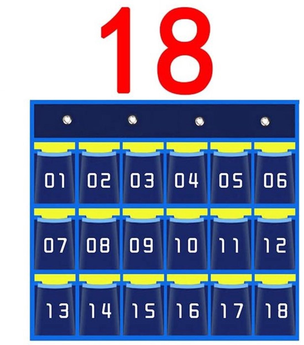 Store_8 - Pocket Chart Organizer - Telefoon Houders - Duurzaam en