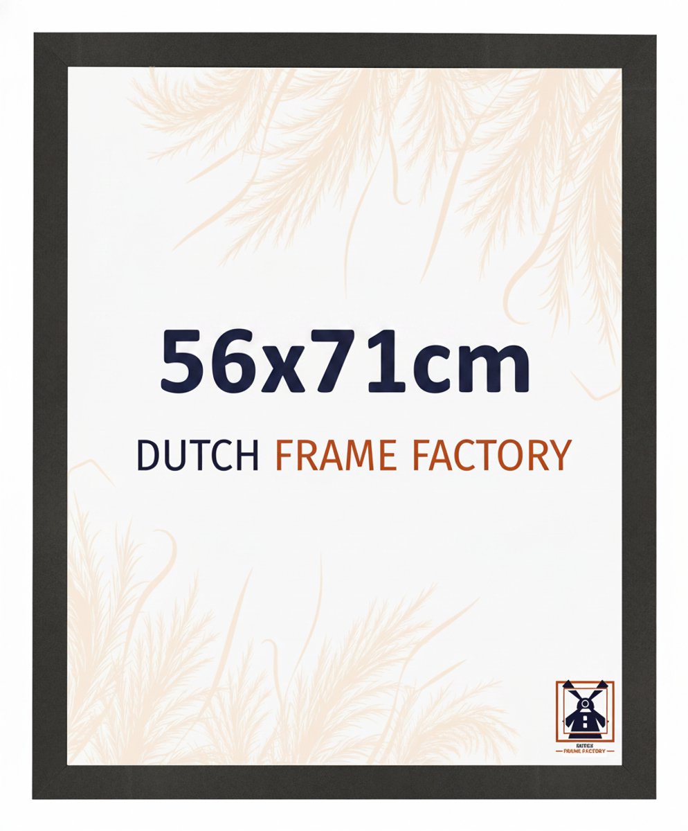 Fotolijst 70x90 cm - MDF - Wit Hoogglans - Benno