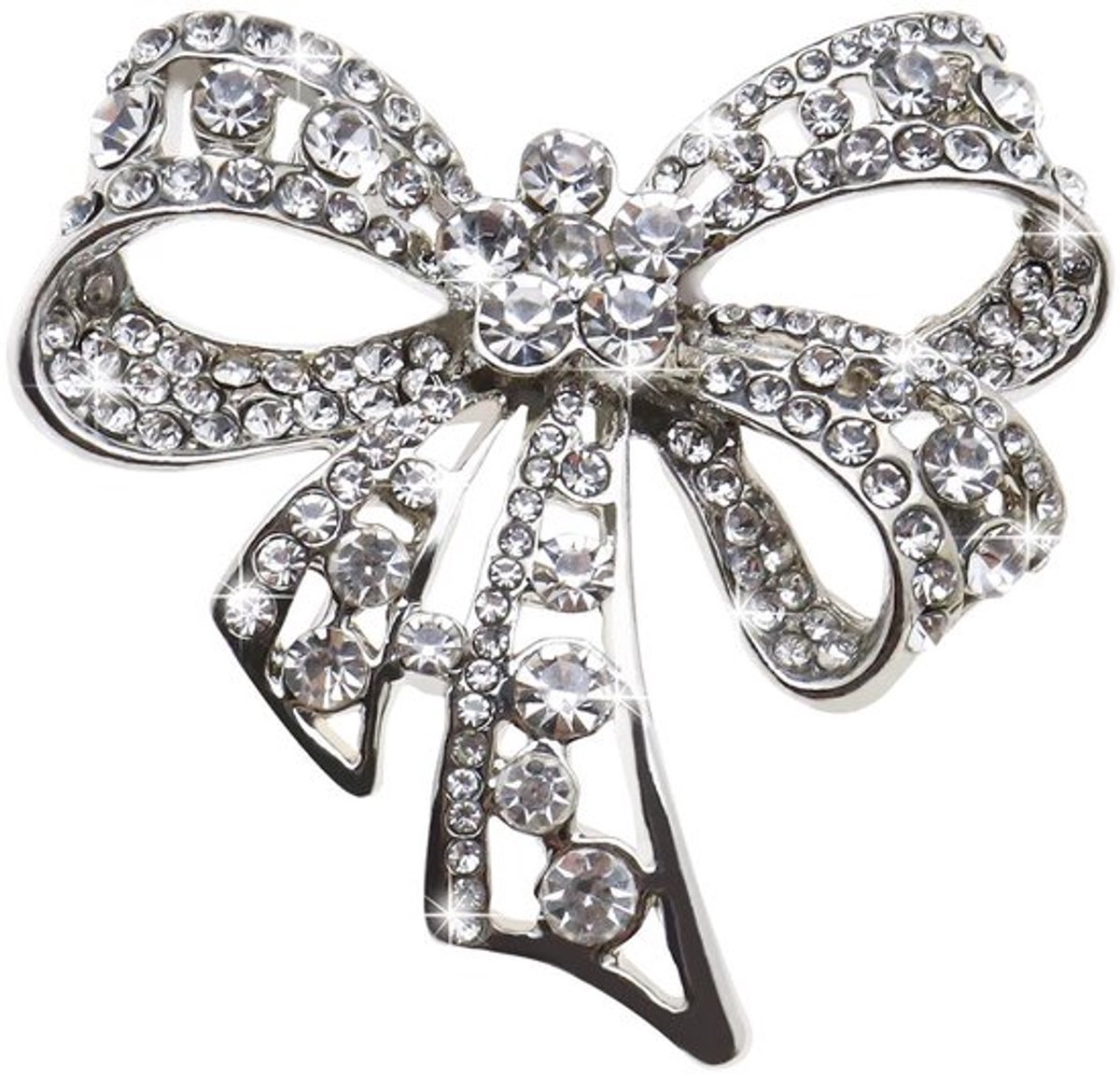 Vt products - Broche van metaal - Vintage stijl - Charmante strik