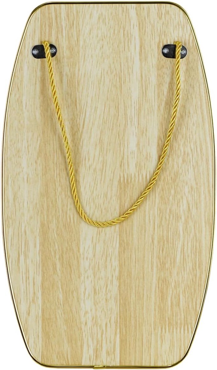rechthoekige wandspiegel, 39,6 x 23,4 cm gouden wandspiegel, moderne decoratieve wandspiegel, geschikt voor badkamers, gangen, entrees en meer (goud)