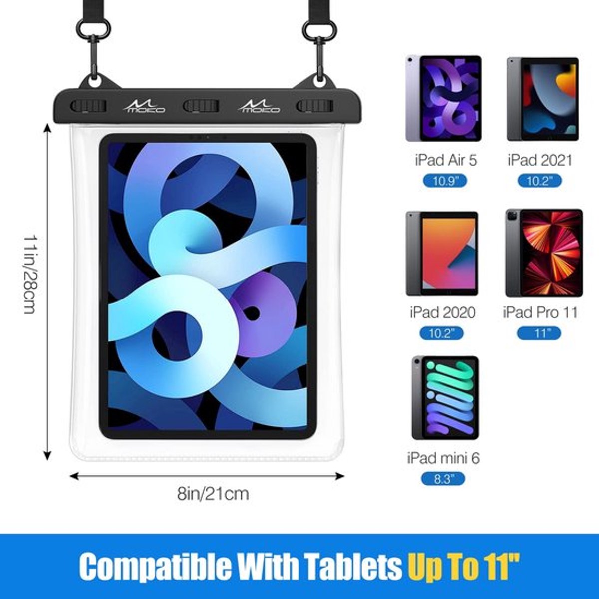 Dailygoody - Waterproof Tablet Case - Tablet Pouch - Bescherming