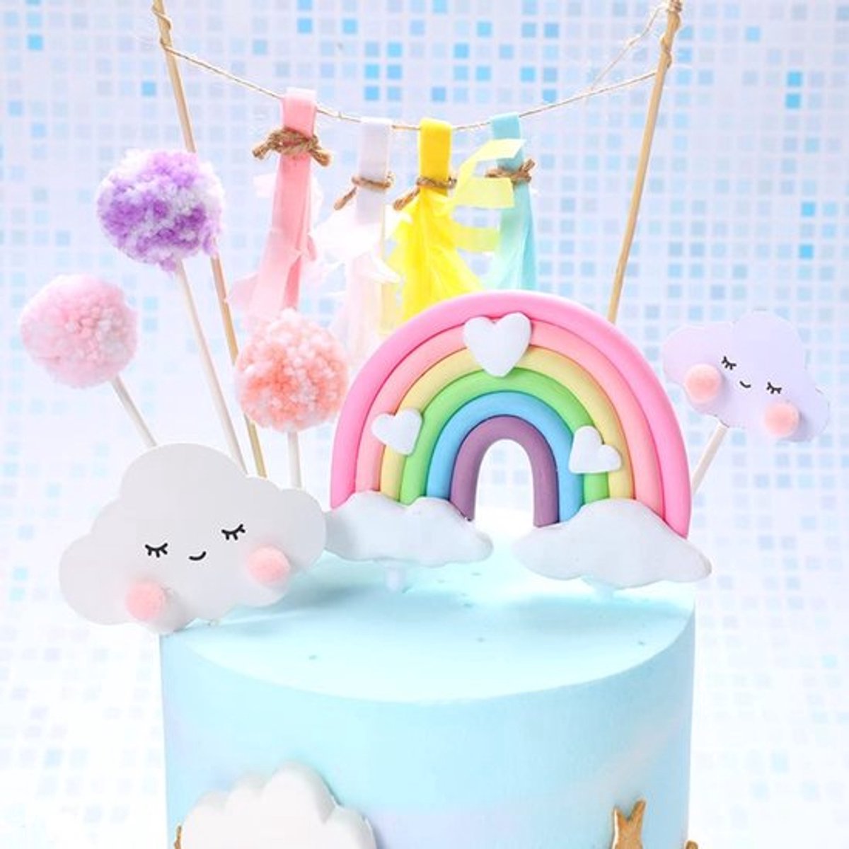 SPHProducts - Taarttopper - Taartdecoratieset - Zelfgemaakt en veilig