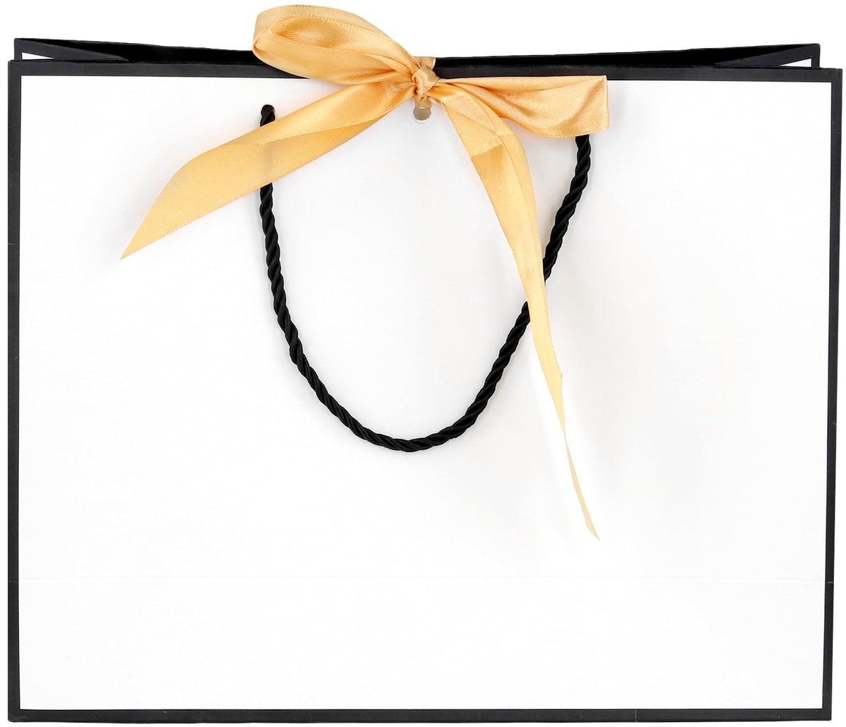 Dailygoods- Geschenkzakjes Luxe - 20 Stuks - Grote Cadeauzakjes - Robuuste Constructie - Papier - 32 x 25 x 11 cm - Cadeauzakken