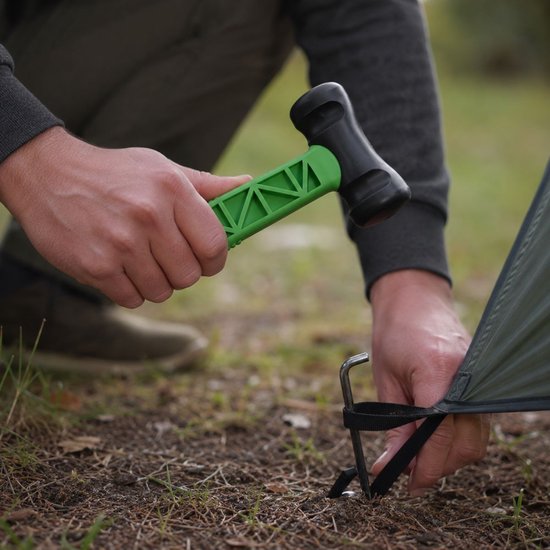 Camp Active Kampeer Hamer met Haringtrekker - Kampeer Accessoires voor Tent Haringen - Kamperen & Outdoor van Camp Active — afbeelding 3