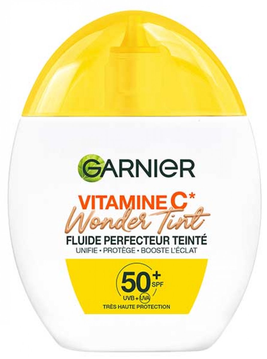 Garnier SkinActive Vitamine C Gekleurde Perfectionerende Fluïde Wonder Tint SPF50+ 40 ml (Tint : Medium)