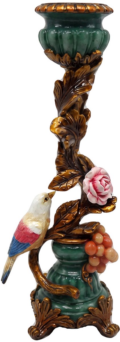 Clayre & Eef Kandelaar Goudkleurig Kunststof