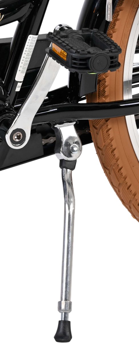 Volare Ashley Kinderfiets - Meisjes - 24 inch - Zwart - Nexus 3 van Volare — afbeelding 4