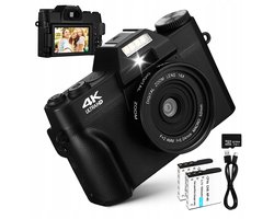 Supvox - Digitale Camera met 3" Draaibaar Scherm - 75MP Foto & 4K Video - Ideaal voor Vloggen en Fotografie