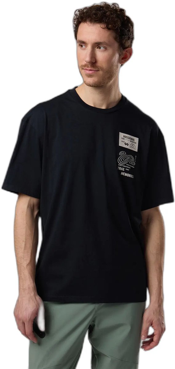 T-shirt Rossignol Graphic Waterfall Zwart