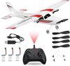Nexar Bestuurbare Vliegtuig - RC Propellervliegtuig met Gyro Stabilisatie - Afstandsbestuurbaar Vliegtuig - voor Kinderen & Beginners - Incl. 3 Batterijen