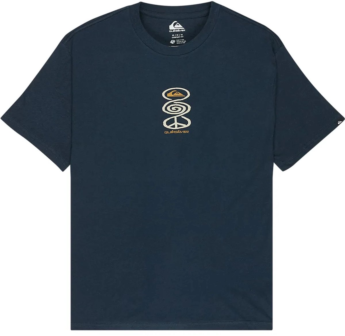 Quiksilver Harmony Spiral T-shirt Met Korte Mouwen M Man Blauw