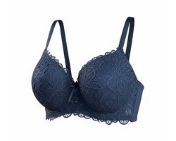 Dames Beha 64001 met kant 75D zwart