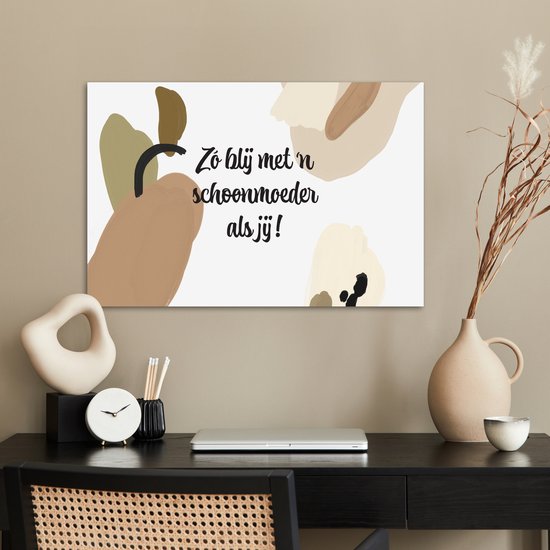 Affiche Cadeau pour femme - Belle-mère comme toi - Pastel - 60x40 cm