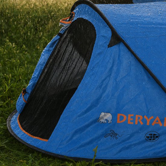 Deryan Dome Pop Up Tent - 2 Persoons - Anti-UV 50+ - Navy van Deryan — afbeelding 4