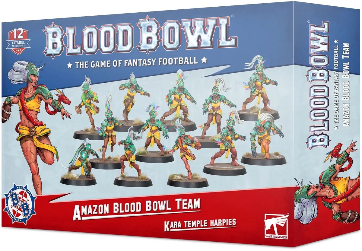 Figurine Games Workshop Blood Bowl - Team Amazon
