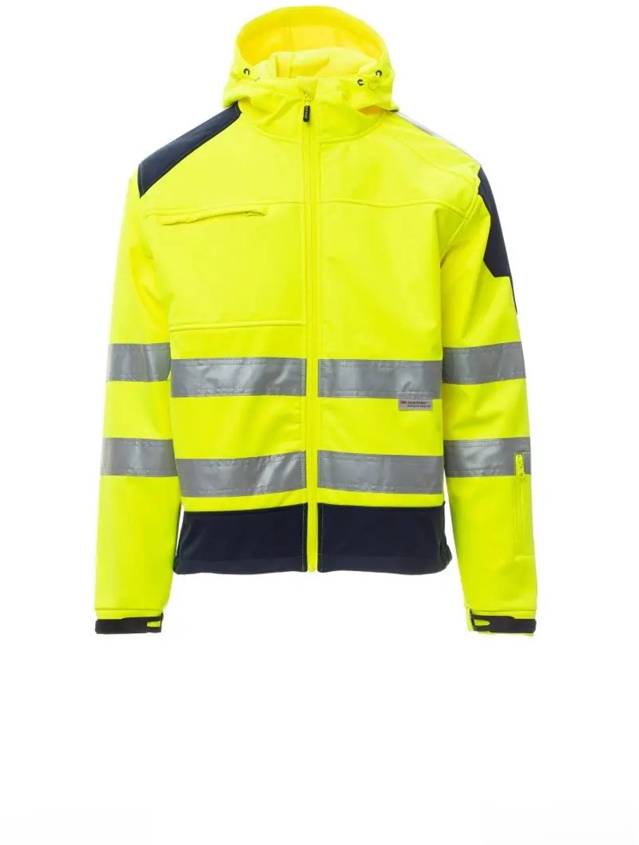 Payper Shine 2.0 - fluorescent yellow/navy blue - M